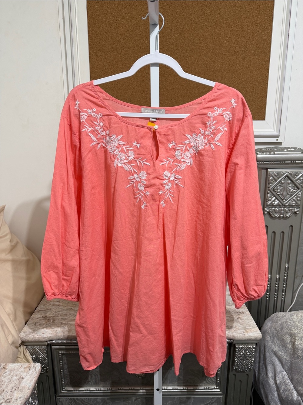 Woman Within Cotton Blouse Size 2X (26/28)